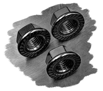 ГАЙКА ФЛАНЕЦ ИЗ НЕРЖ. НЕРЖ. M6 6923 A2 INOX 25 ШТ.