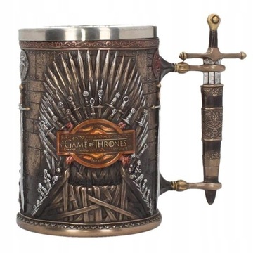 Kubek do piwa Game of Thrones ze stali nierdzewnej