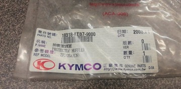 KYMCO TOP BOY 50 2T 00- КРЫШКА ГЛУШИТЕЛЯ ОРГ.