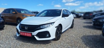 Honda Civic X Hatchback 5d 1.0 VTEC TURBO 126KM 2019 Honda Civic biala perla 1,0 i-vtec ledy duza navi, zdjęcie 2