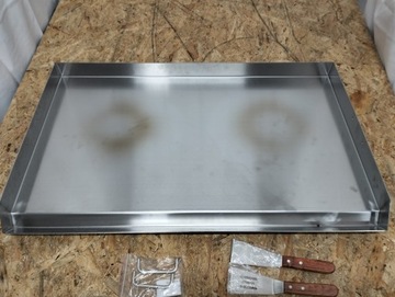 VEVOR płyta grillowa 91x55cm stal nierdzewna