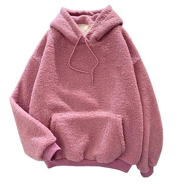 BLUZA DAMSKA MIŚ FUTERKO RÓŻOWA XL
