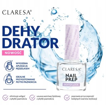 CLARESA NAIL PREP БЕЗКИСЛОТНЫЙ ДЕГИДРАТОР, ОБЕЗЖИРИВАЮЩИЙ НОГТВУЮ ПЛАСТИНУ