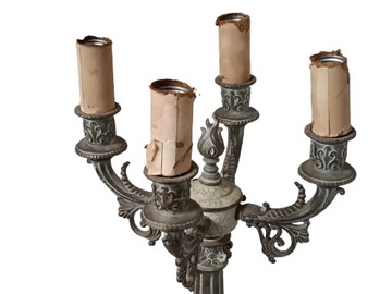 Большая старинная лампа в стиле модерн, 59 см.