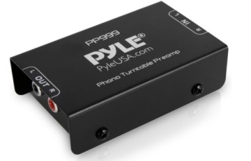 Gramofonový Předzesilovač Audio Rca, Napájecí Zdroj 12V DC, Adaptér Černý
