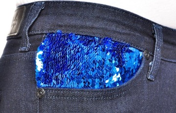 LEE spodenki jeans navy SCARLETT SHORT W30