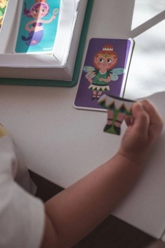 Магнитикнига-пазл магнитный Мир сказок, для детей 3 лет+, Janod