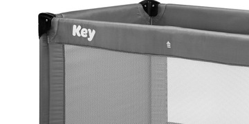 Легкая дорожная кроватка Caretero Key