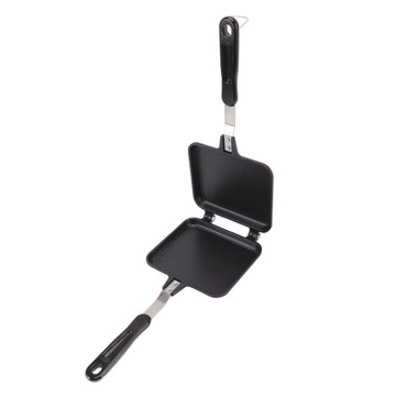 Двусторонняя сковорода из сплава с антипригарным покрытием.