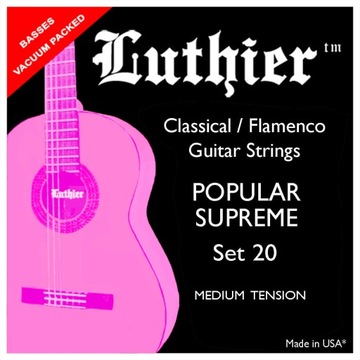 Luthier 20 Popular Supreme Struny do Gitary Klasycznej