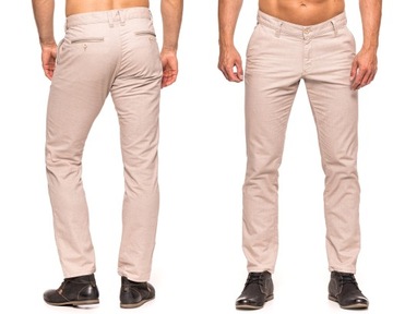 SPODNIE MĘSKIE CHINOSY VANKEL JEANS 110 - 84cm/L32