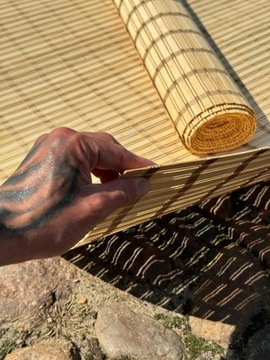 Экран для наружного ограждения, бамбуковый экран для конфиденциальности 2,75 x 93