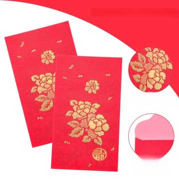 КОНВЕРТЫ СВАДЕБНЫЕ УКРАШЕНИЯ КРАСНЫЕ, ГОРИЗОНТАЛЬНАЯ ПЕЧАТЬ, 25 ШТ. БУМАГА ЛЛВЛ