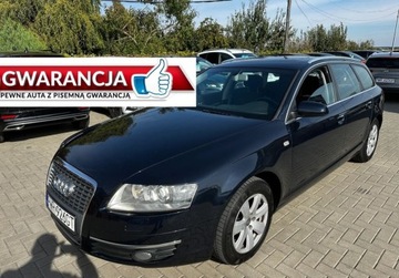 Audi A6 C6 Avant 2.4 V6 24V 177KM 2007 Audi A6 Avant 2,4 Benzyna 177 KM Automat Serwis GWARANCJA Zamiana Zarejest