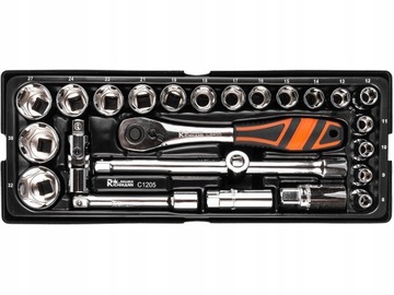 WKŁAD ZESTAW NASADEK+POKRĘTŁO 8-32 RICHMANN C1205