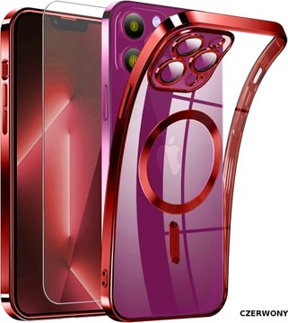 МАГНИТНЫЙ ЧЕХОЛ ДЛЯ MAGSAFE ДЛЯ APPLE IPHONE 12 PRO ЦВЕТНОЙ ЧЕХОЛ + СТЕКЛО