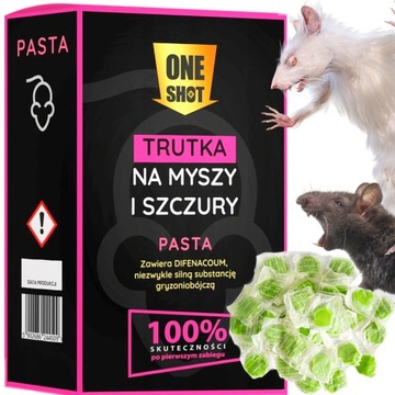 TRUTKA TRUCIZNA MYSZY SZCZURY SILNA WYSUSZA 1KG