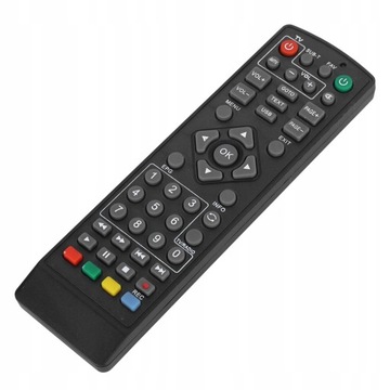 УНИВЕРСАЛЬНЫЙ ПУЛЬТ ДИСТАНЦИОННОГО УПРАВЛЕНИЯ ДЛЯ ДЕКОДЕРА DVB-T2, ЧЕРНЫЙ