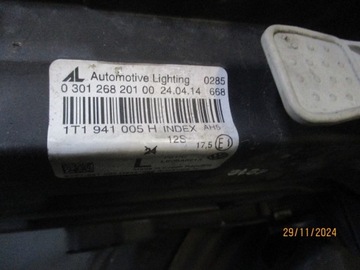 VW TOURAN II 1T3 KAPOTA NÁRAZNÍK SVĚTLO BLATNÍK PAS PŘEDNÍ EU R115