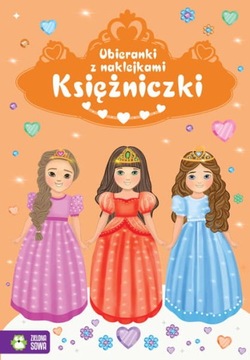 Naklejki Ubieranki z naklejkami KSIĘŻNICZKI