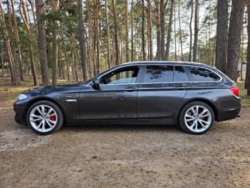 BMW Seria 5 F10-F11 Touring 530d 258KM 2011 BMW Seria 5 X-Drive Jasne Skory Komfort Head Up Panorama Hak Webasto 3.0, zdjęcie 7
