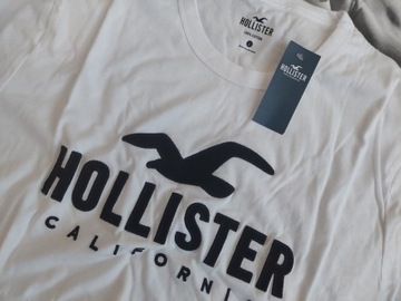 Hollister by Abercrombie - Long-Sleeve Logo Graphic Tee - M -