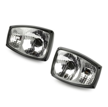 PRAWY + LEWY REFLEKTOR LAMPA Z KIERUNKOWSKAZEM CAT 428F 428E