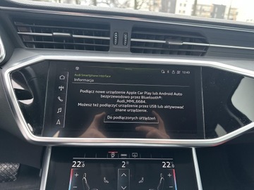 Audi A6 C8 Limousine 2.0 45 TFSI 265KM 2022 Audi A6 Limousine 45TFI Quattro Sport, Salon PL FV, zdjęcie 16