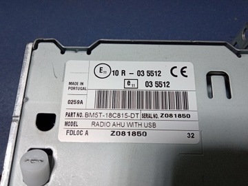FORD FOCUS MK3 РАДИО BM5T-18C815-DT