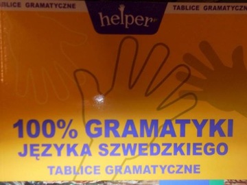 100% gramatyki jezyka szwedzkiego. Tablice gramaty