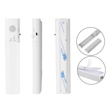 СВЕТОДИОДНАЯ ЛЕНТА ДЛЯ МЕБЕЛЬНЫХ ШКАФОВ ДАТЧИК ДВИЖЕНИЯ USB БАТАРЕИ 2м