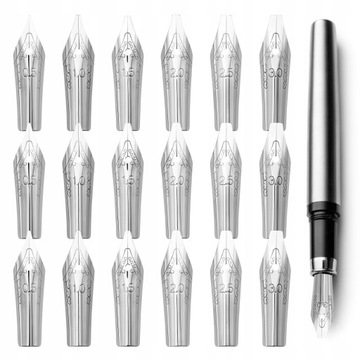 Перьевая ручка Flex Nib Запасные ручки 30 шт.