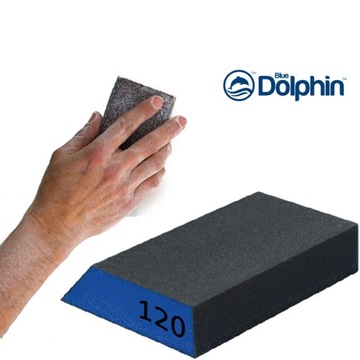 Gąbka kostka klocek ścięta Blue Dolphin gr. 120