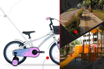 ДЕТСКИЙ ВЕЛОСИПЕД TABOU MINI LITE 16 дюймов АЛЮМИНИЕВЫЙ MEGA LIGHT 6,5 кг