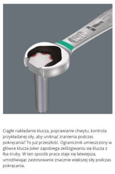 КОМБИНИРОВАННЫЕ КЛЮЧИ С ТРЕЩОТКОЙ JOKER WERA