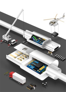 Кабель Micro USB типа B BLOW Quick Charge QC, 2 м