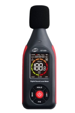 SONOMETER DECIBELOMETER VOLUME METER 30-130dB LCD PC