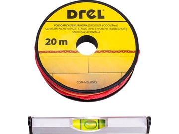 Poziomnica sznurkowa 75 mm sznurek 20 m