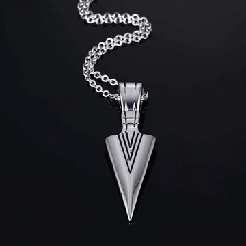 СЕВЕРНЫЙ КУЛОН С ГОЛОВКОЙ СТРЕЛЫ, ВИКИНГИ, СТАЛЬ