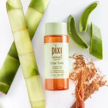 Pixi Glow 100 ml tonik rozświetlający zafoliowany, kwas glikolowy