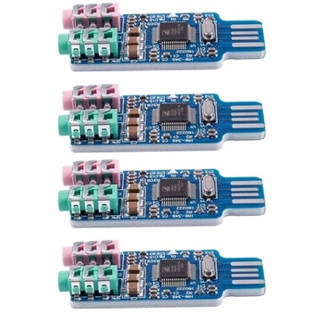 4X darmowy sterownik karta dźwiękowa USB CM108 kar