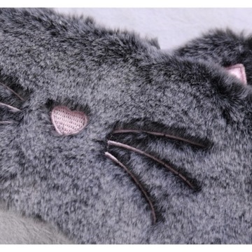 МЯГКАЯ МАСКА ДЛЯ ГЛАЗ ДЛЯ СПЯЩЕГО КОШКИ