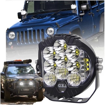 LAMPA ROBOCZA LED 30W 12V 24V OFF ROAD HALOGEN LED Stroboskop LED Mniejsza