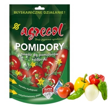 POMIDORY – NAWÓZ DO POMIDORÓW I PAPRYKI AGRECOL