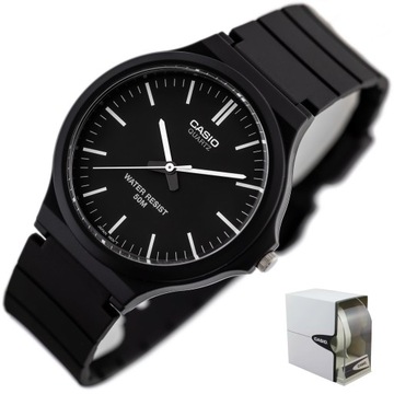 ZEGAREK MĘSKI CASIO MW-240-1E (zd166b) - KLASYKA + BOX + GRAWER