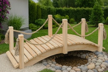 Mostek drewniany 140cm