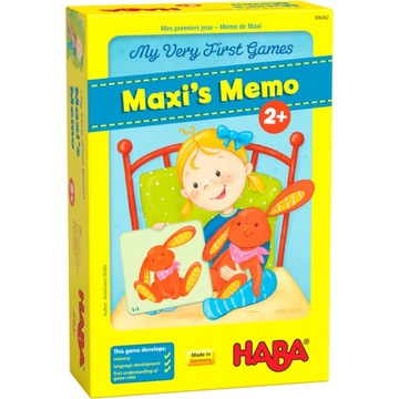 HABA MEMO MAXI MOJA PIERWSZA GRA PLANSZOWA 2+