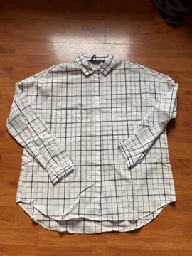 Massimo Dutti klasyczna koszula w kratę 40 L