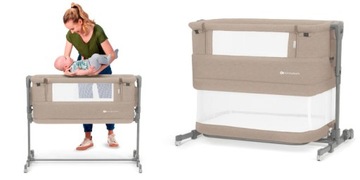 Kinderkraft Neste Grow łóżeczko dostawne 2 poziomy