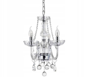 LAMPA KRYSZTAŁOWA KRYSZTAŁ3 GLAMOUR ŻYRANDOL SZKŁO